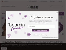Tablet Screenshot of botarin.com